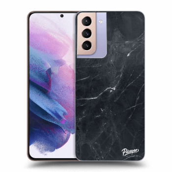 Szilikon tok erre a típusra Samsung Galaxy S21+ G996F - Black marble