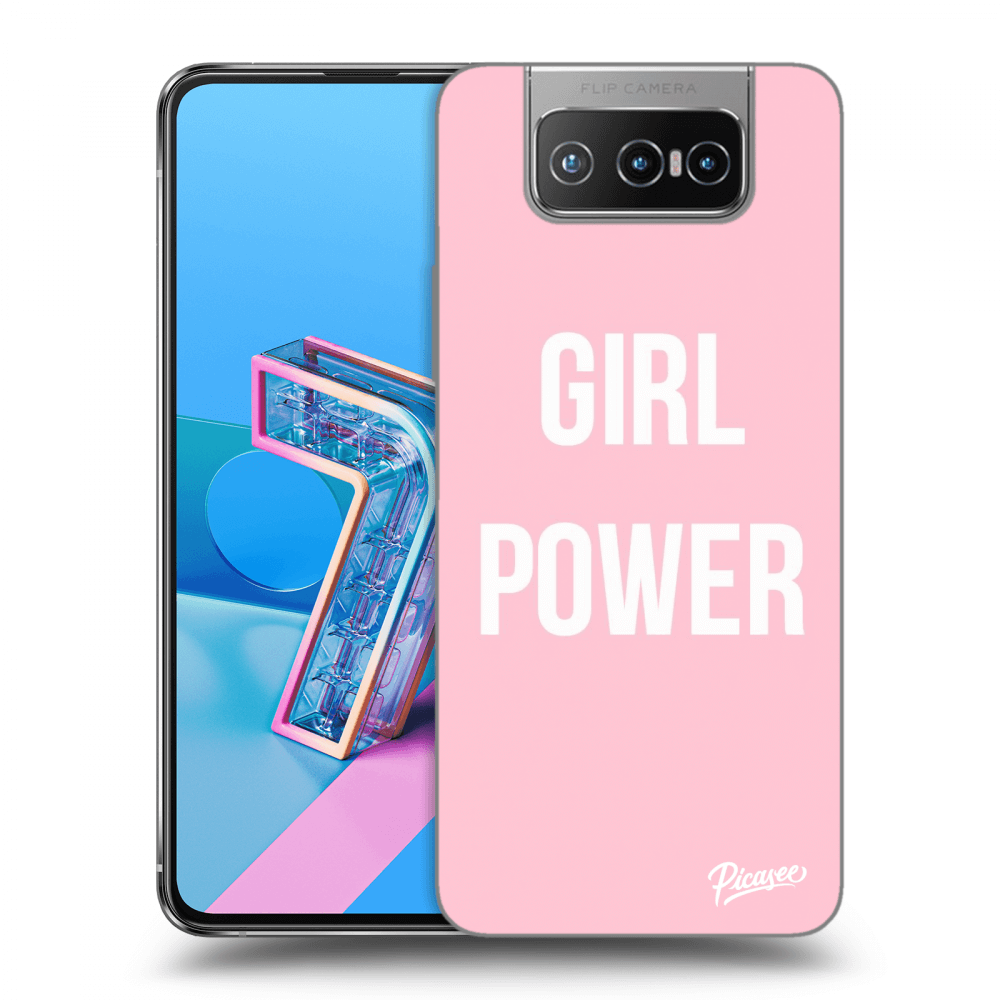 Picasee átlátszó szilikon tok az alábbi mobiltelefonokra Asus Zenfone 7 ZS670KS - Girl power