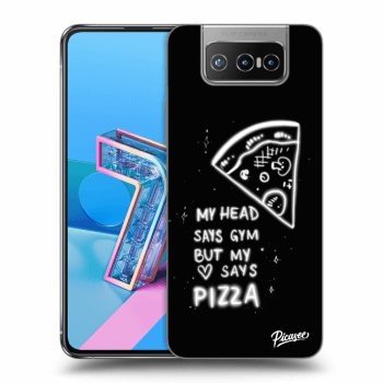 Picasee átlátszó szilikon tok az alábbi mobiltelefonokra Asus Zenfone 7 ZS670KS - Pizza
