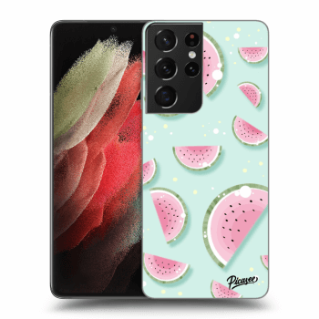 Szilikon tok erre a típusra Samsung Galaxy S21 Ultra 5G G998B - Watermelon 2