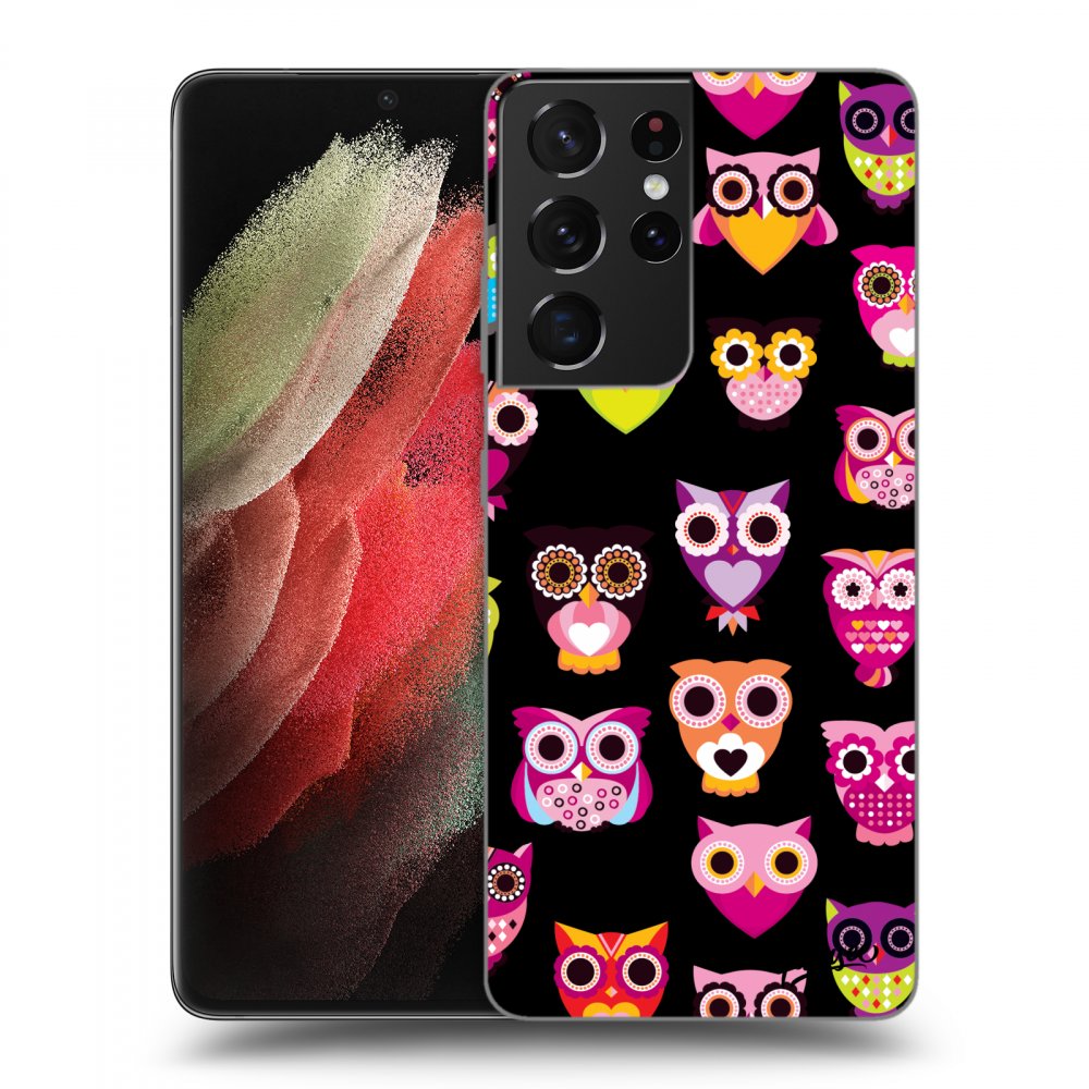 Picasee ULTIMATE CASE Samsung Galaxy S21 Ultra 5G G998B - készülékre - Owls