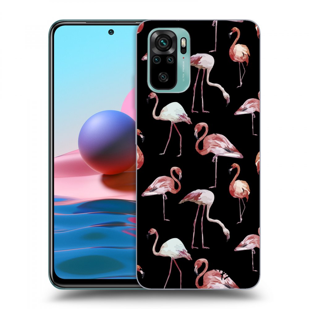 Picasee ULTIMATE CASE Xiaomi Redmi Note 10 - készülékre - Flamingos