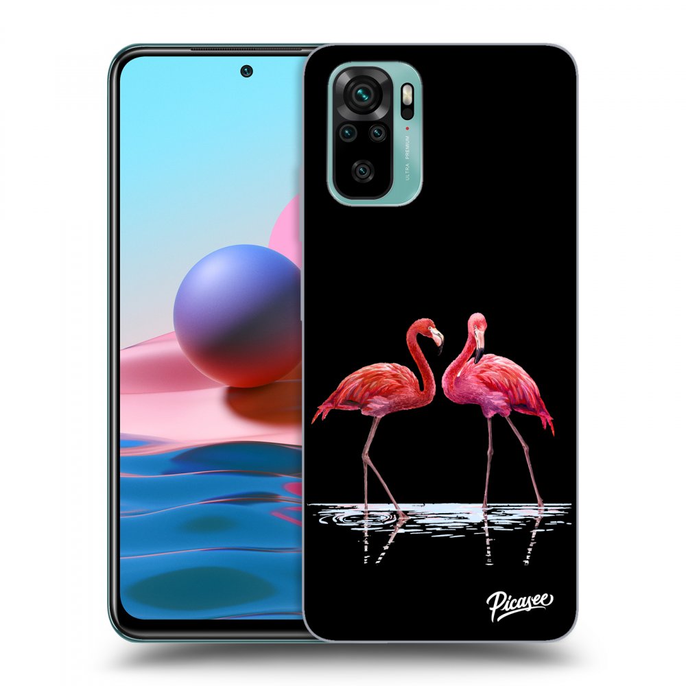 Picasee ULTIMATE CASE Xiaomi Redmi Note 10 - készülékre - Flamingos couple
