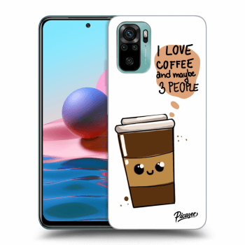 Szilikon tok erre a típusra Xiaomi Redmi Note 10 - Cute coffee