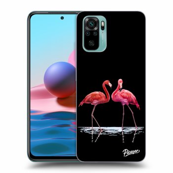Szilikon tok erre a típusra Xiaomi Redmi Note 10 - Flamingos couple