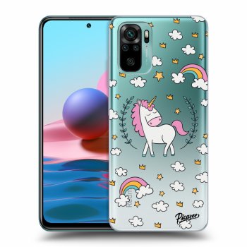 Picasee átlátszó szilikon tok az alábbi mobiltelefonokra Xiaomi Redmi Note 10 - Unicorn star heaven