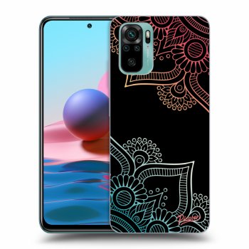 Szilikon tok erre a típusra Xiaomi Redmi Note 10 - Flowers pattern