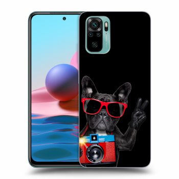 Szilikon tok erre a típusra Xiaomi Redmi Note 10 - French Bulldog