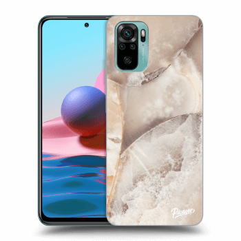 Szilikon tok erre a típusra Xiaomi Redmi Note 10 - Cream marble