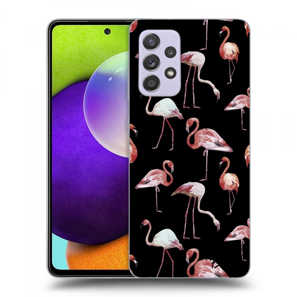 Picasee ULTIMATE CASE Samsung Galaxy A52 A525F - készülékre - Flamingos