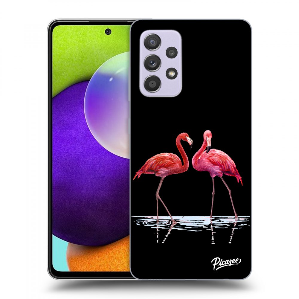 Picasee ULTIMATE CASE Samsung Galaxy A52 A525F - készülékre - Flamingos couple
