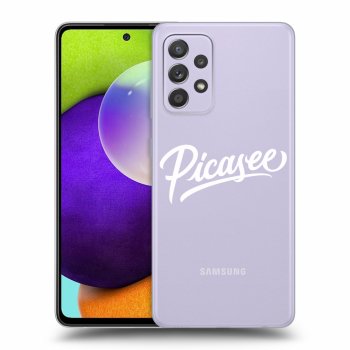 Picasee átlátszó szilikon tok az alábbi mobiltelefonokra Samsung Galaxy A52 A525F - Picasee - White