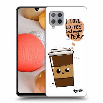 Szilikon tok erre a típusra Samsung Galaxy A42 A426B - Cute coffee