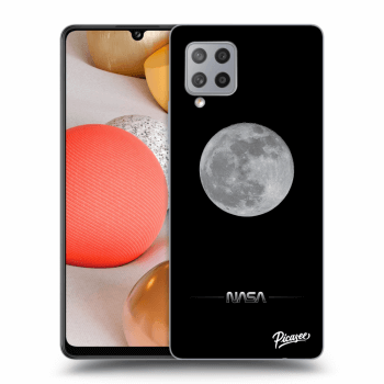 Picasee fekete szilikon tok az alábbi mobiltelefonokra Samsung Galaxy A42 A426B - Moon Minimal