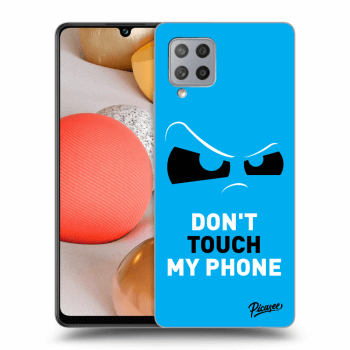 Szilikon tok erre a típusra Samsung Galaxy A42 A426B - Cloudy Eye - Blue