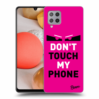 Szilikon tok erre a típusra Samsung Galaxy A42 A426B - Shadow Eye - Pink
