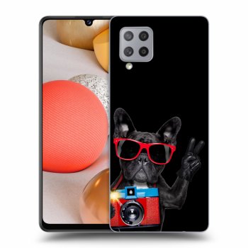 Szilikon tok erre a típusra Samsung Galaxy A42 A426B - French Bulldog