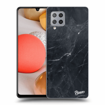 Szilikon tok erre a típusra Samsung Galaxy A42 A426B - Black marble