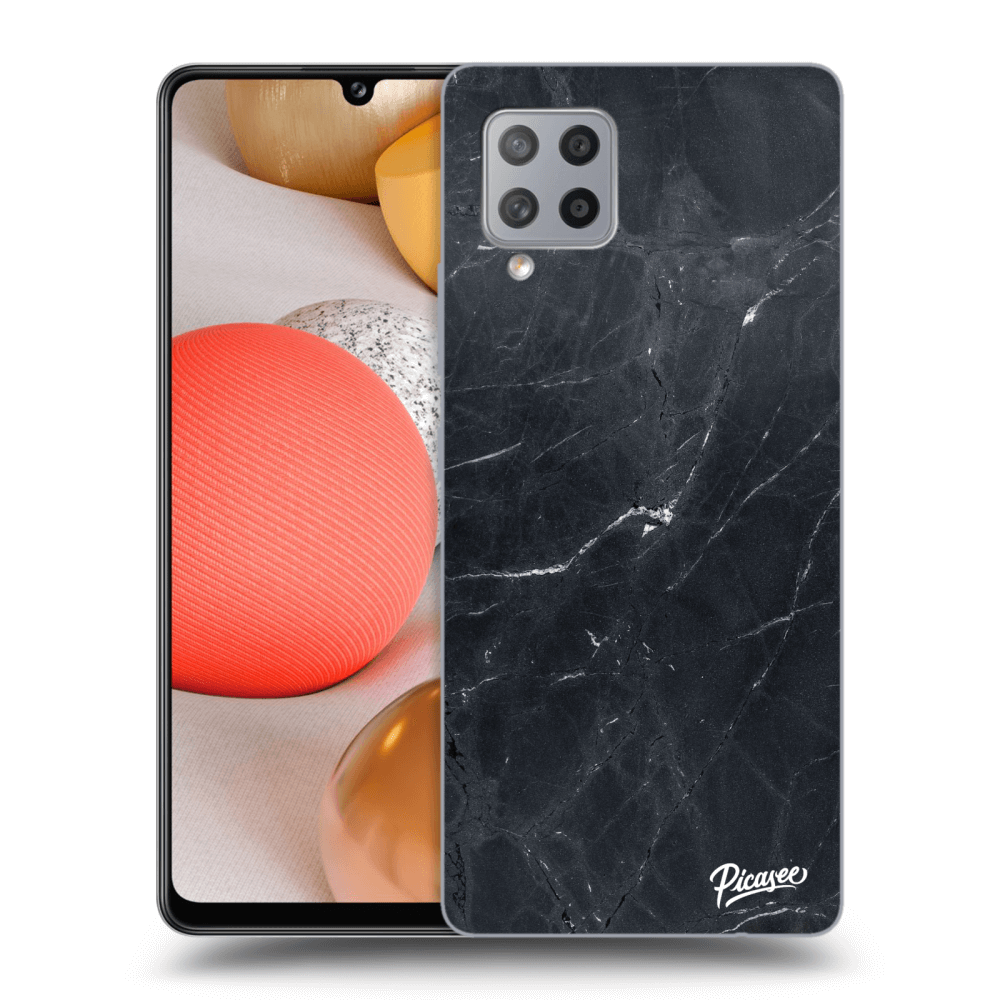 Picasee ULTIMATE CASE Samsung Galaxy A42 A426B - készülékre - Black marble