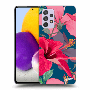 Szilikon tok erre a típusra Samsung Galaxy A72 A725F - Hibiscus