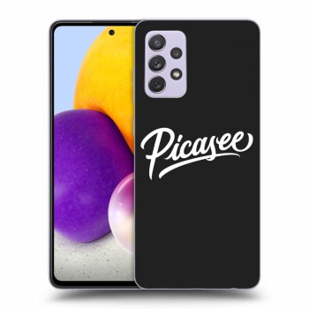 Picasee fekete szilikon tok az alábbi mobiltelefonokra Samsung Galaxy A72 A725F - Picasee - White