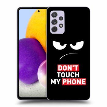 Szilikon tok erre a típusra Samsung Galaxy A72 A725F - Angry Eyes - Transparent