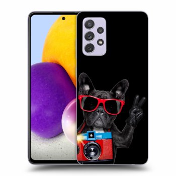 Szilikon tok erre a típusra Samsung Galaxy A72 A725F - French Bulldog