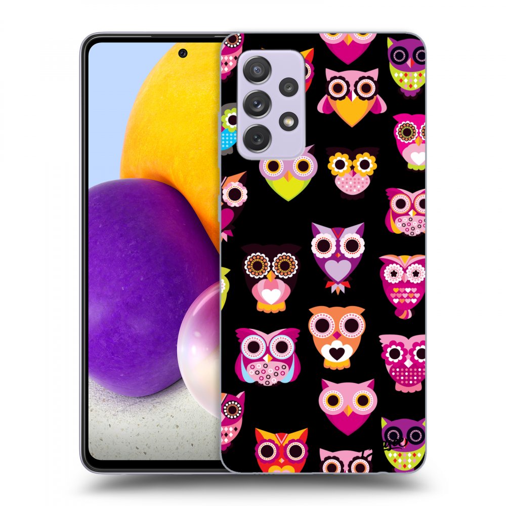 Picasee ULTIMATE CASE Samsung Galaxy A72 A725F - készülékre - Owls