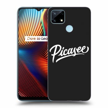 Picasee fekete szilikon tok az alábbi mobiltelefonokra Realme 7i - Picasee - White