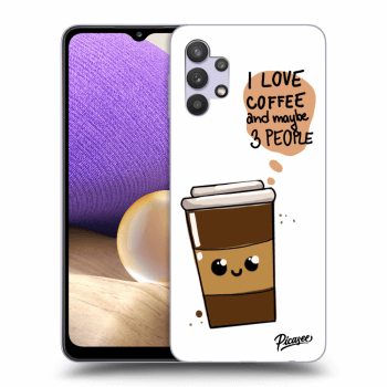 Szilikon tok erre a típusra Samsung Galaxy A32 5G A326B - Cute coffee