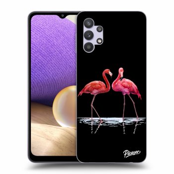 Picasee ULTIMATE CASE Samsung Galaxy A32 5G A326B - készülékre - Flamingos couple