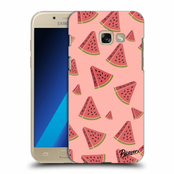 Picasee átlátszó szilikon tok az alábbi mobiltelefonokra Samsung Galaxy A3 2017 A320F - Watermelon