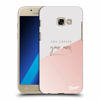Picasee átlátszó szilikon tok az alábbi mobiltelefonokra Samsung Galaxy A3 2017 A320F - You create your own opportunities