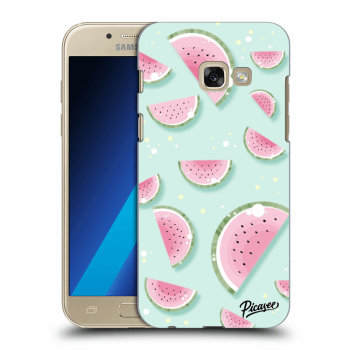 Picasee átlátszó szilikon tok az alábbi mobiltelefonokra Samsung Galaxy A3 2017 A320F - Watermelon 2