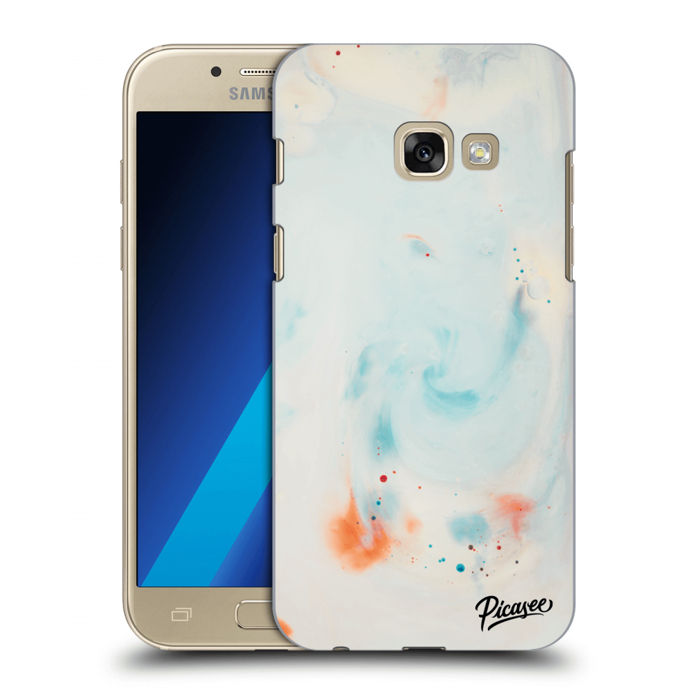 Picasee átlátszó szilikon tok az alábbi mobiltelefonokra Samsung Galaxy A3 2017 A320F - Splash