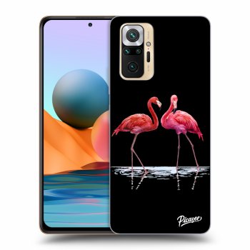 Szilikon tok erre a típusra Xiaomi Redmi Note 10 Pro - Flamingos couple