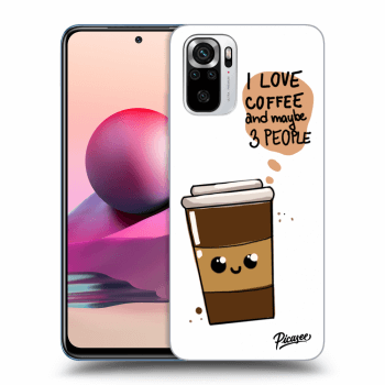 Szilikon tok erre a típusra Xiaomi Redmi Note 10S - Cute coffee