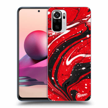 Szilikon tok erre a típusra Xiaomi Redmi Note 10S - Red black