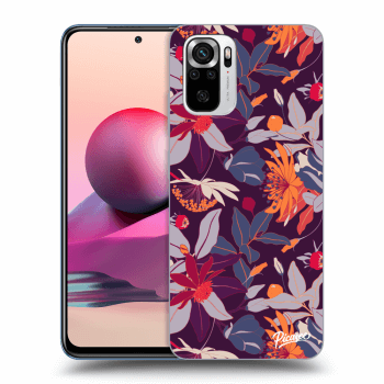 Szilikon tok erre a típusra Xiaomi Redmi Note 10S - Purple Leaf