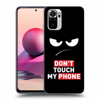 Szilikon tok erre a típusra Xiaomi Redmi Note 10S - Angry Eyes - Transparent