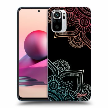 Szilikon tok erre a típusra Xiaomi Redmi Note 10S - Flowers pattern