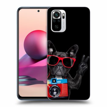 Szilikon tok erre a típusra Xiaomi Redmi Note 10S - French Bulldog