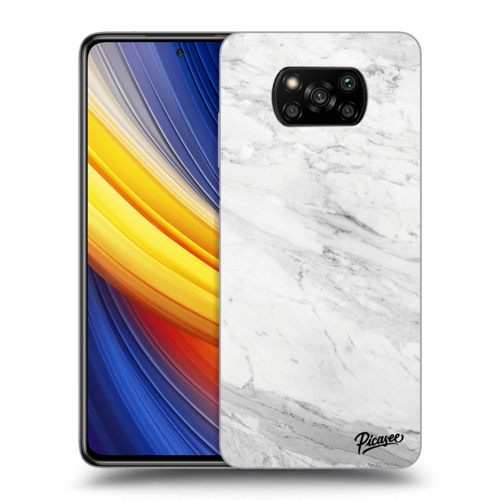 Picasee ULTIMATE CASE Xiaomi Poco X3 Pro - készülékre - White marble