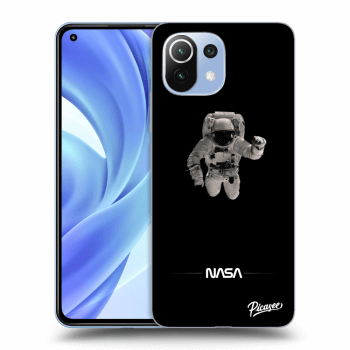 Picasee fekete szilikon tok az alábbi mobiltelefonokra Xiaomi Mi 11 - Astronaut Minimal