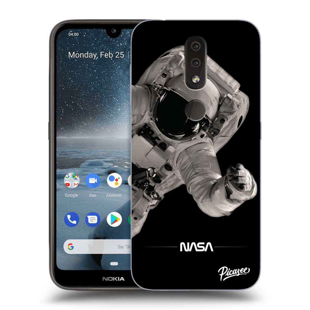 Picasee átlátszó szilikon tok az alábbi mobiltelefonokra Nokia 4.2 - Astronaut Big