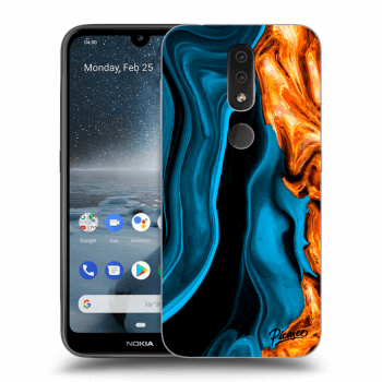 Tok az alábbi mobiltelefonokra Nokia 4.2 - Gold blue
