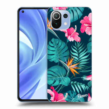 Szilikon tok erre a típusra Xiaomi Mi 11 Lite - Pink Monstera