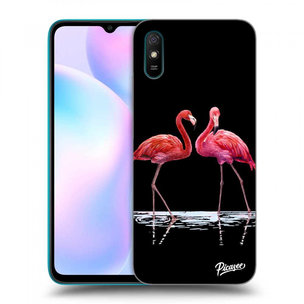 Picasee ULTIMATE CASE Xiaomi Redmi 9AT - készülékre - Flamingos couple