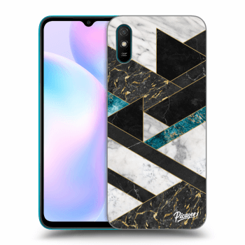 Szilikon tok erre a típusra Xiaomi Redmi 9AT - Dark geometry