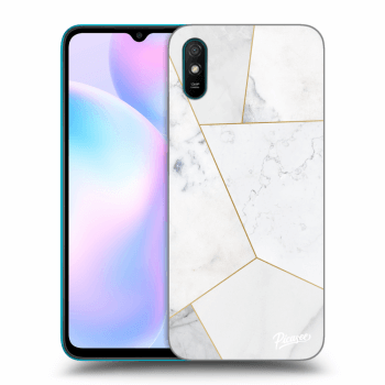 Szilikon tok erre a típusra Xiaomi Redmi 9AT - White tile